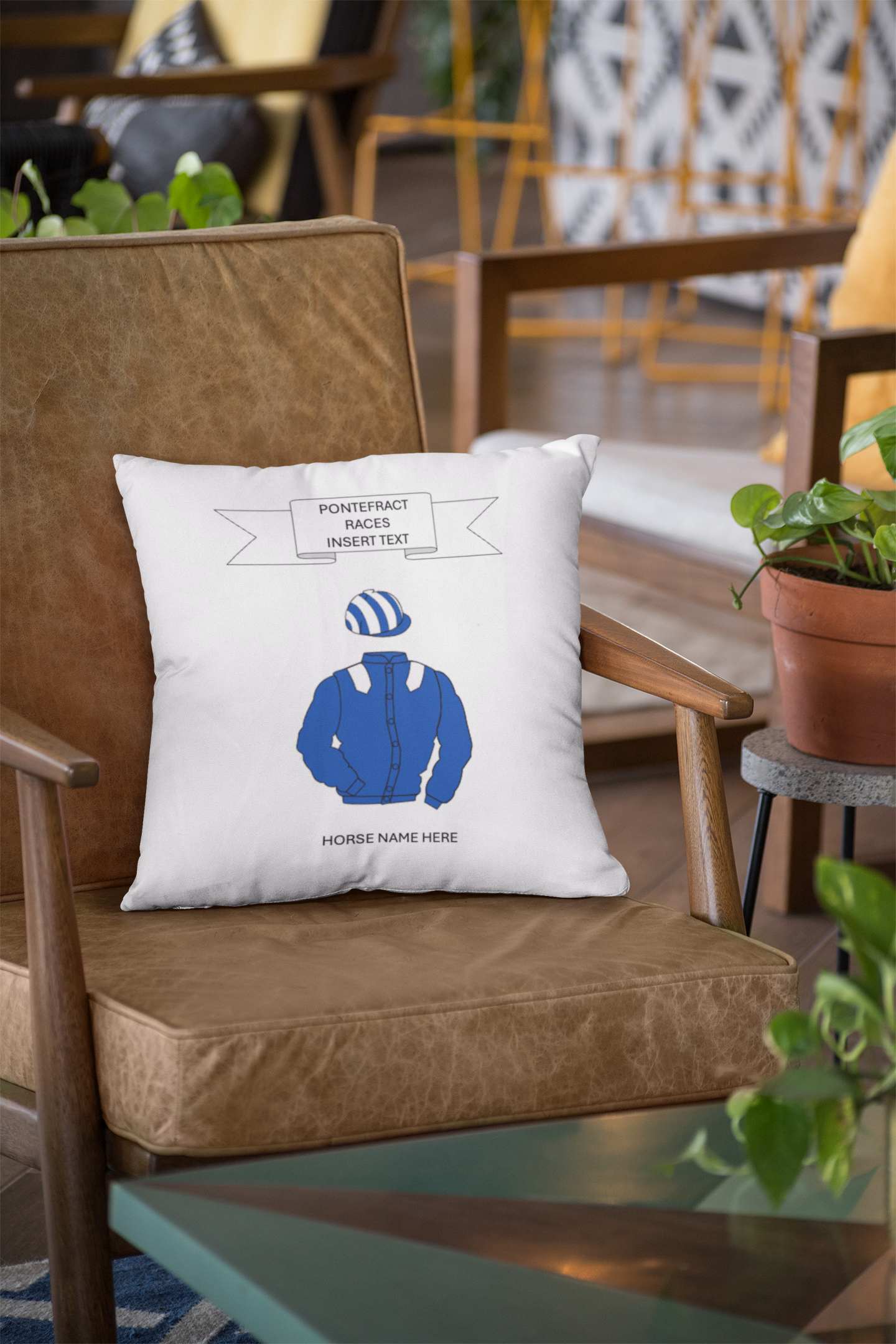 Embrodered Silks Winners Cushions