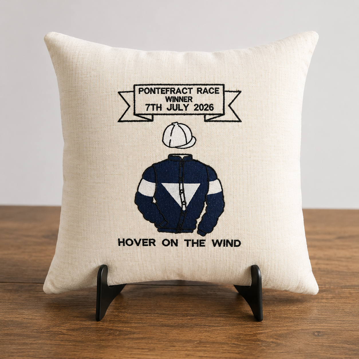 Embrodered Silks Winners Cushions