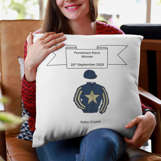 Embrodered Silks Winners Cushions