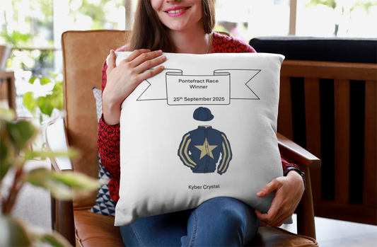 Embrodered Silks Winners Cushions KYBER CRYSTAL