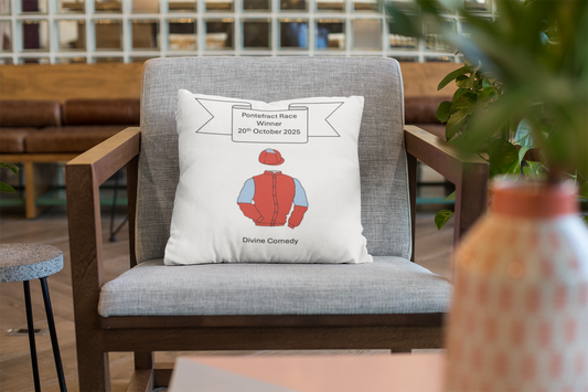 Embrodered Silks Winners Cushions